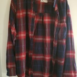 Womens flannel, boyfriend fit